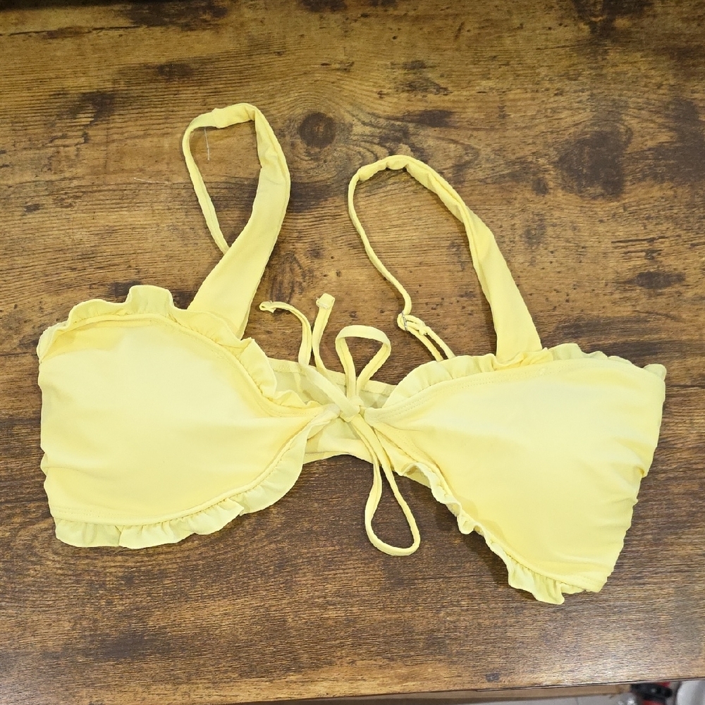 Yellow Ruffle Bikini Set - Picture 2 of 5
